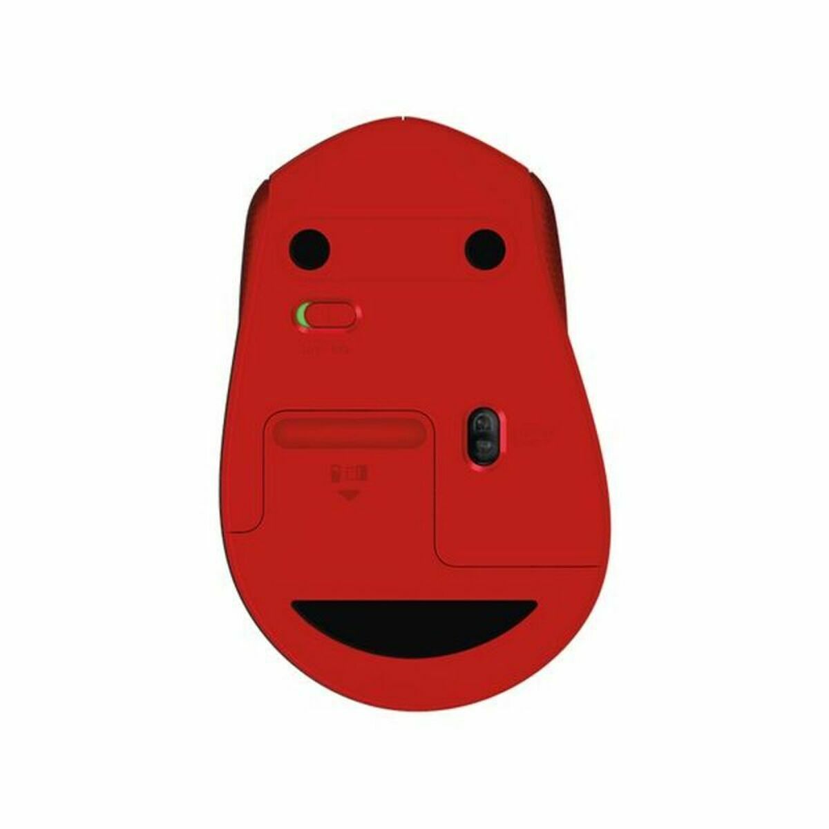Mouse Fără Fir Logitech M330 Silent Plus Roșu 1000 dpi